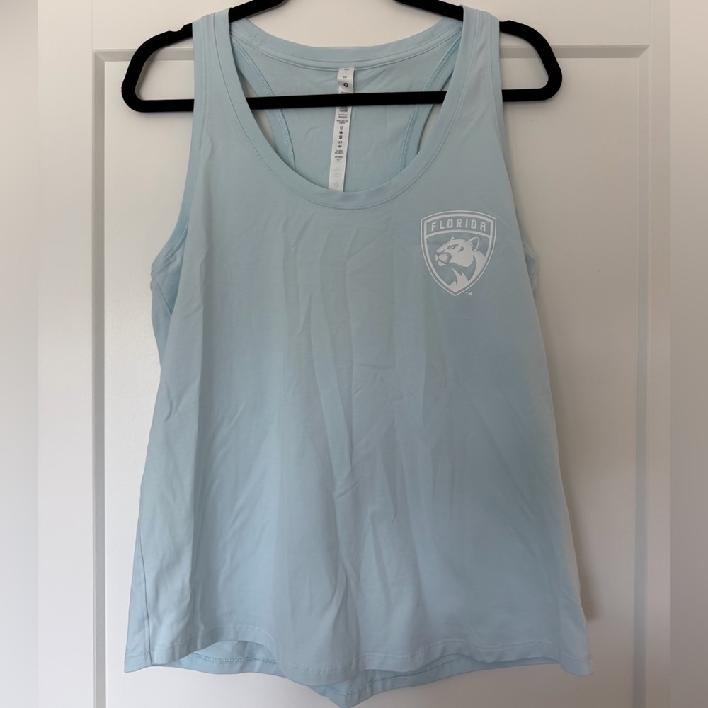 lululemon athletica Pale Blue Florida Panthers Racerback Love Tank Top